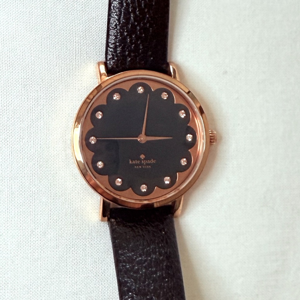 Kate Spade Black and Gold Women's Watch